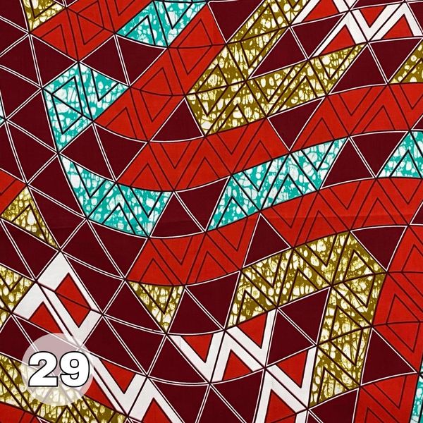 Африканская ткань # 29, 100% хлопок 1