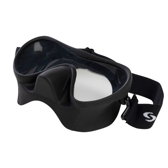 Маска Scorpena N3 с эластичным ремешком черная