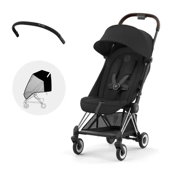 Прогулочная коляска Cybex Coya Sepia Black Chrome