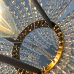 Потолочная Люстра Jacqueline White Sconce Brass By Imperiumloft