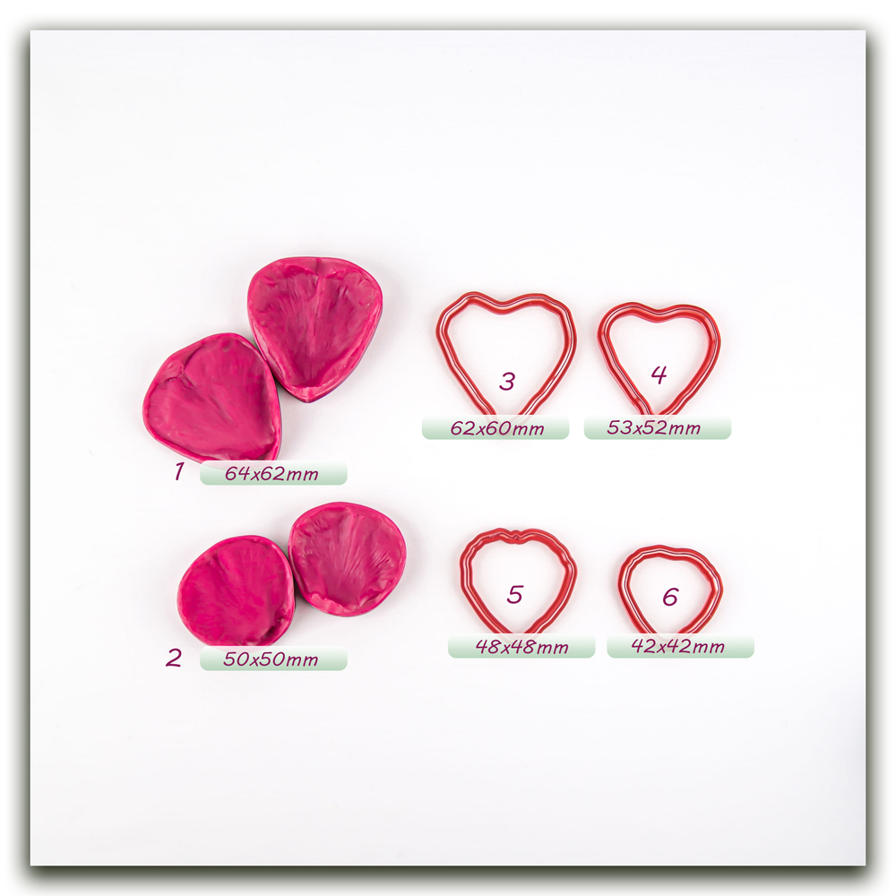 Комплект для лепки цветов шиповника