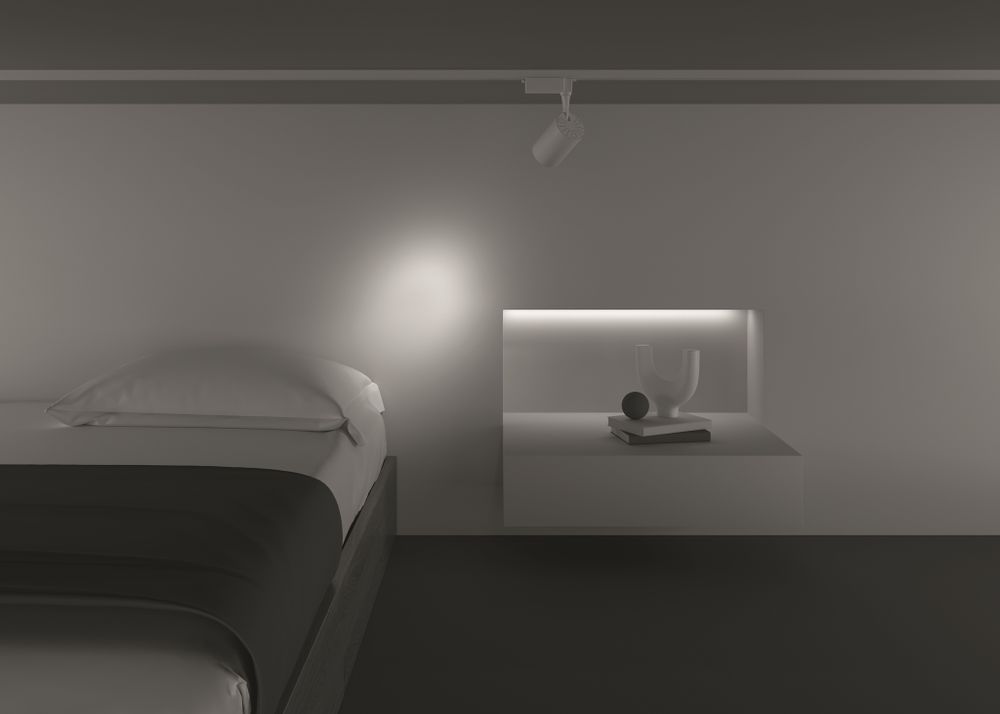 Трековый однофазный светодиодный светильник Maytoni Unity   TR003-1-10W4K-S-W