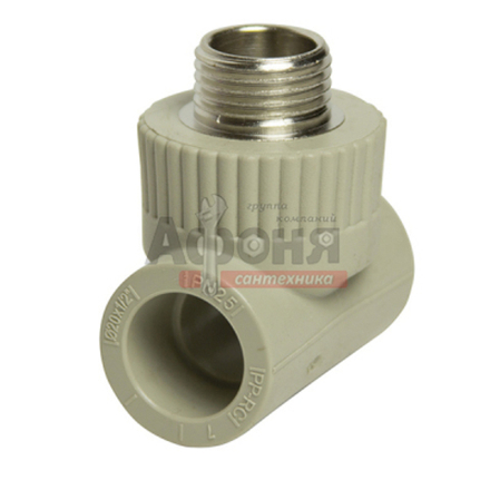 Тройник комб. нар 20х1/2''х20 VRT® СЕРЫЙ (Россия)