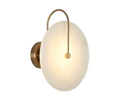 Kink Light 08437,36 Настенный светильник Мелисса латунь/белый