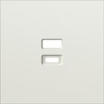 Накладка для розеток USB, шампань, серия S08