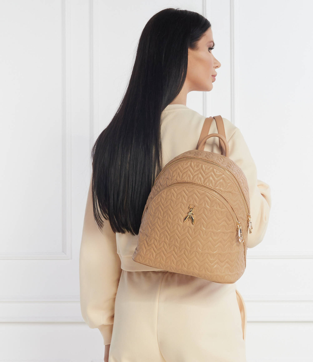 Рюкзак для ноутбука 14”. Patrizia Pepe - бежевый(8B0056 L082)