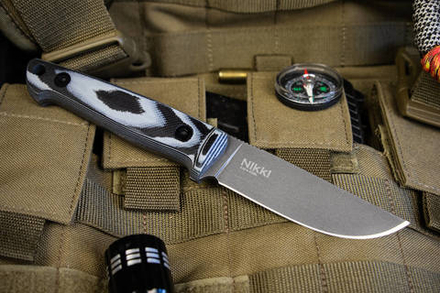 Туристический нож Nikki AUS-8 TacWash G10