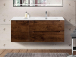 Подвесная тумба с раковиной BelBagno ETNA 120 Rovere Moro правая, ETNA-1200-2C-1A-SO-RW-R + BB1200ETL-R