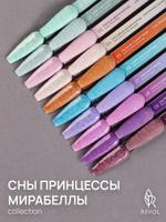 REVOL Гель лак Сны принцессы Мирабеллы №10 Принц рубинового королевства, 10мл
