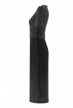 Креповое платье-футляр с отрезной талией 11-01-20 SS