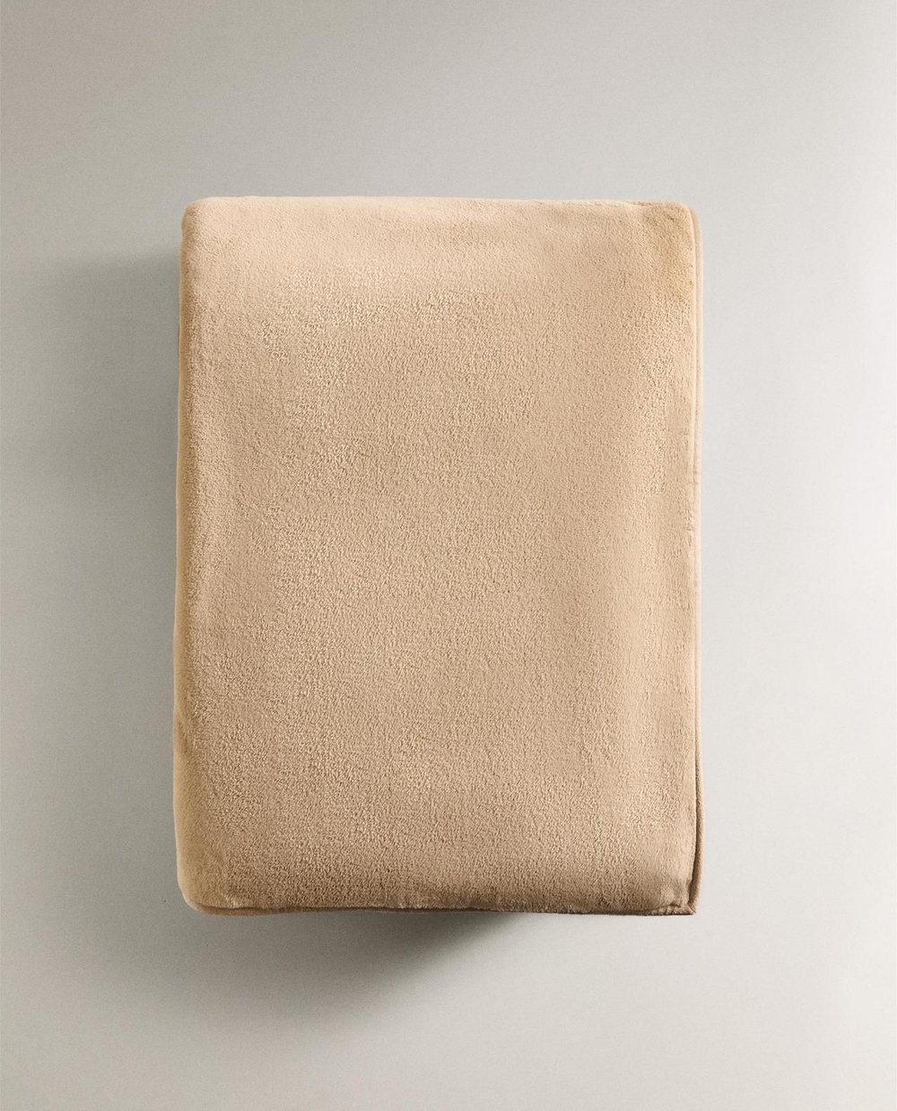 Zara Home - Флисовый плед, бежевый, 220x240 см
