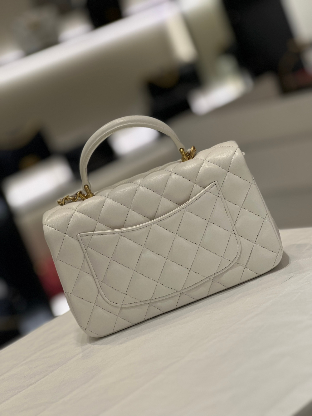 Chanel Mini Flap Bag with Top Handle 20 cm