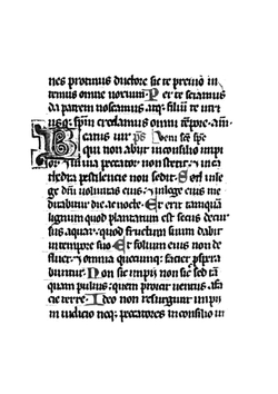 Psalterium cum sex picturis et multis litteris initialibus pictis | Нет автора