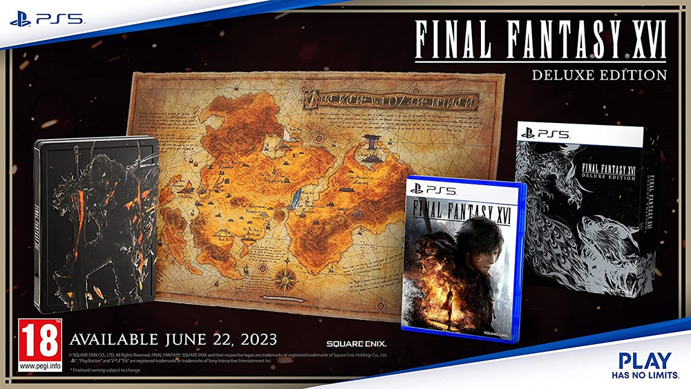 Игра Final Fantasy XVI (16) Deluxe Edition (Русская версия) для PlayStation 5