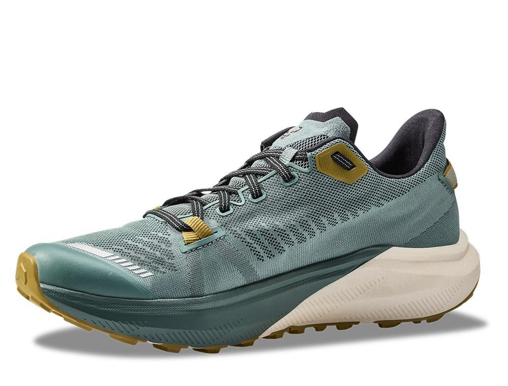 Кроссовки для бега мужские Dynafit Trail Atlantic Black Out M Сине-Зеленый
