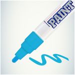 Маркер-краска, 4мм, голубая, нитро-основа, MunHwa