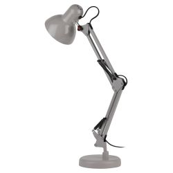 Настольный светильник ЭРА N-214-E27-40W-GY серый