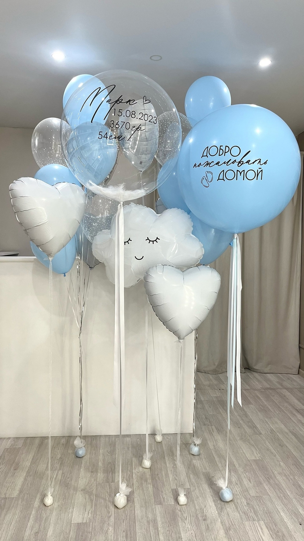 Шары на выписку №154