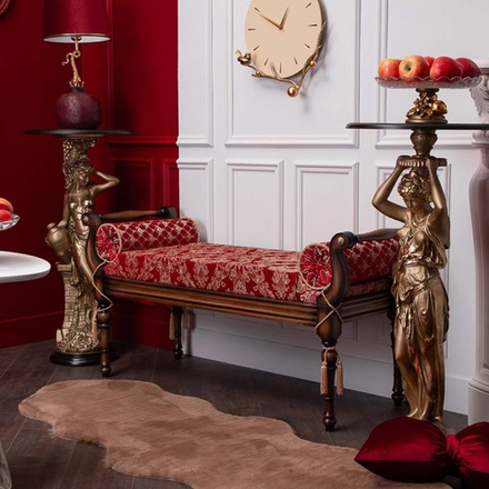 Банкетка Флоренция Орех(Д) Каледония Даймонд Черри