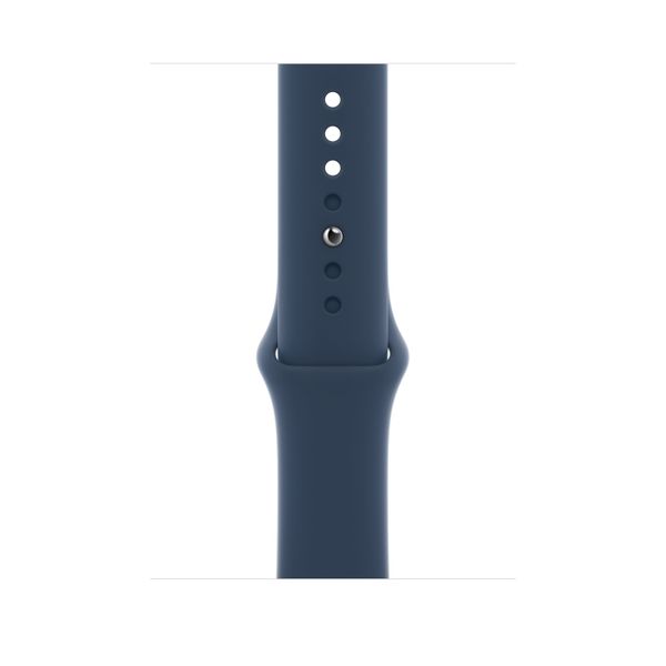 Умные часы Apple Watch Series 7 GPS + Cellular 45mm Graphite Stainless Steel Case with Sport Band Abyss Blue (MKJH3)