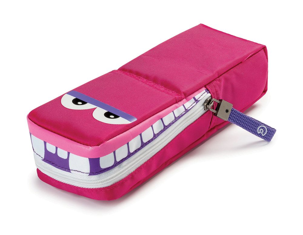 Пенал школьный Gnam 1 отделение на молнии, без наполнения 23280, 23280/12 (розовый), Carioca Пенал школьный Gnam 1 отделение на молнии, без наполнения 23280, 23280/12 (розовый), Carioca