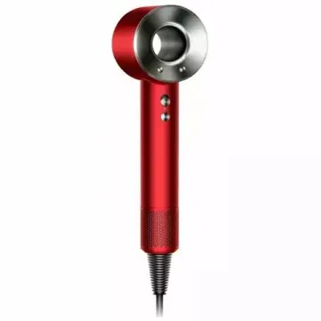 Фен Dyson Supersonic HD07, Red/Nickel + с подарочным кожаным чехлом EU