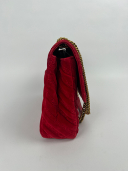 Сумка Balenciaga chain velvet crossbody bag