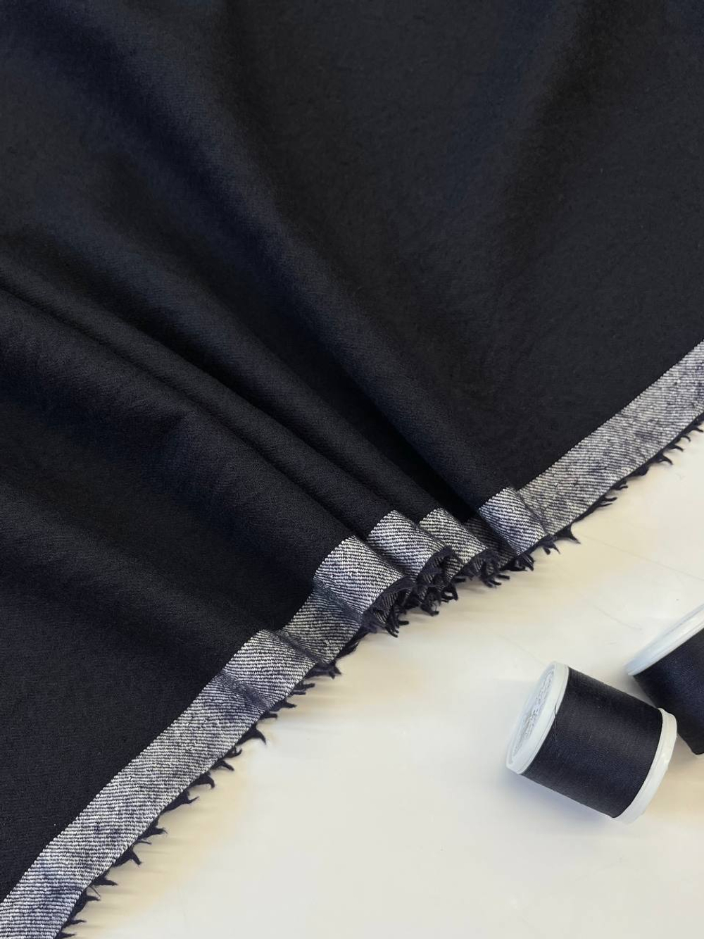 Кашемир с шерстью костюмно-плательный Guabello 1815 синий