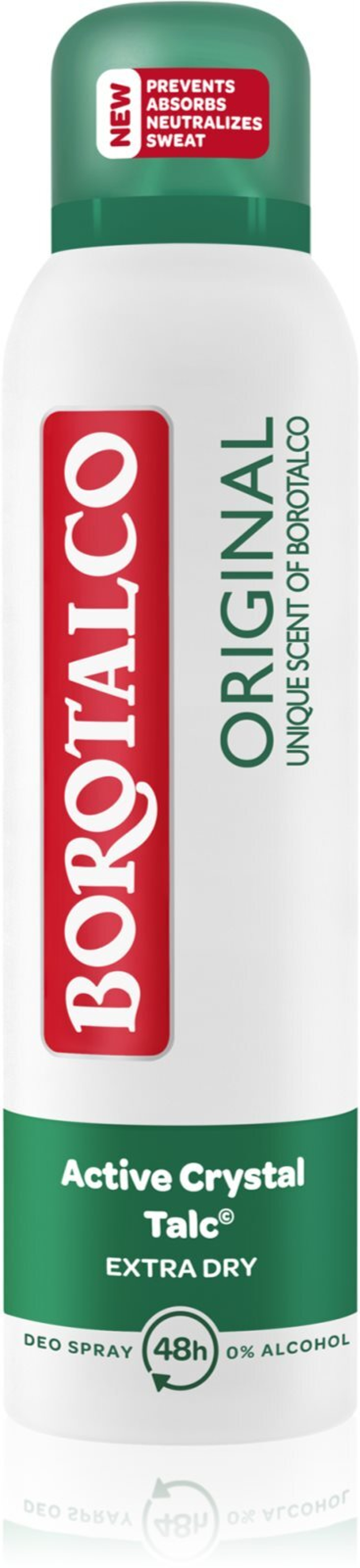 Borotalco Original - дезодорант-антиперспирант спрей против повышенной потливости /   150  ml  / GTIN 8002410040388