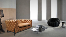 Диван Chesterfield Baroque Vintage Leather 3 Seater