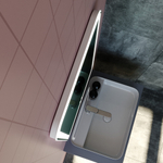 Зеркало MIXLINE "Мальта-VOICE"  550*800 (ШВ) сенсорный выключатель, управление голосом., подогрев