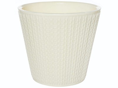 Горшок цветочный Velvet D230мм 5л (светло-бежевый)