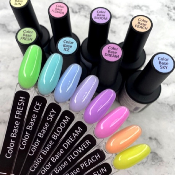 Moltini Цветная база Color Base FRESH (салатовая) 12 мл.