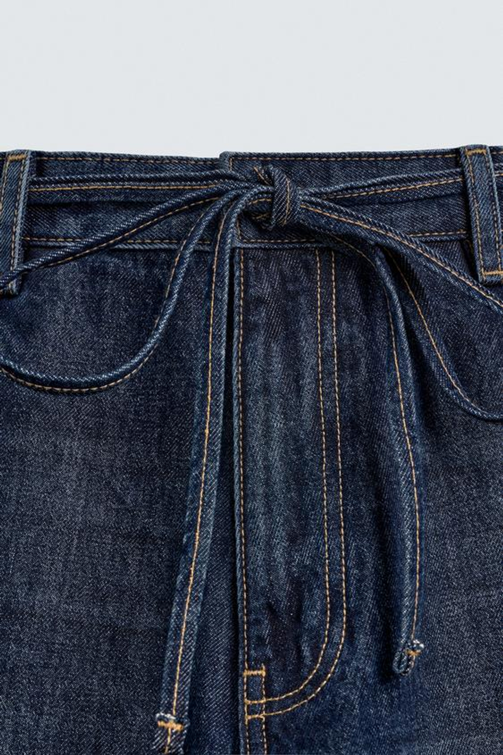 ZARA ДЖИНСЫ BAGGY FIT, СИНИЙ