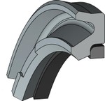 A269-100 PU Высокоэффективное буферное уплотнение 100-115,5-6,3