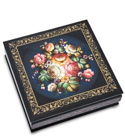 Народные промыслы ШК-11/ 7-I Шкатулка в технике декупаж (16х16х5)