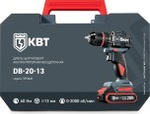 Дрель-шуруповерт аккумуляторная КВТ DB-20-13 ПРОФИ 102588