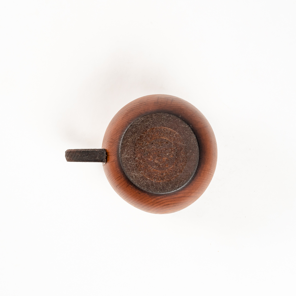 Деревянная кружка из кедра для напитков 200 мл. C71