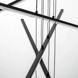 Citilux Trent CL203761 LED Люстра подвесная с пультом Чёрная