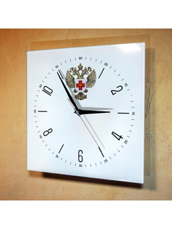Настенные часы "Эмблема Здравоохранения 02 04" Декор для дома, подарок