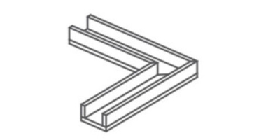 Спецэлемент SHALE SAND CANALINA ANGOLARE 2CM (Compl. 2pz)(SL02CAA6)