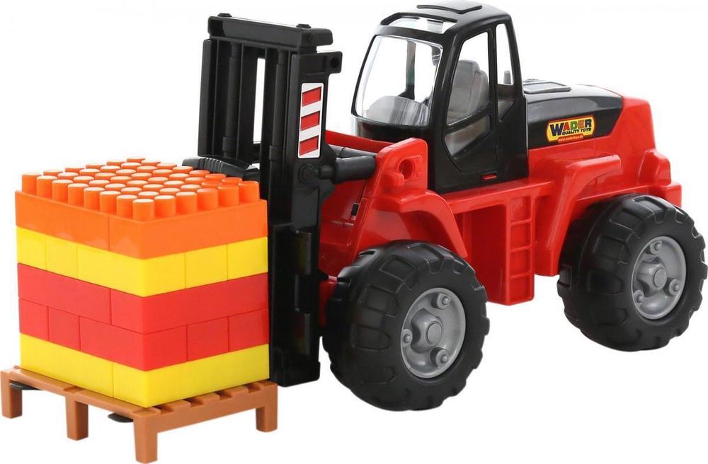 Машина Кран+констр. Супер-Микс 30эл. сетка (Полесье)