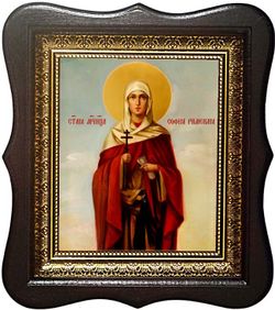 София Римская Святая мученица. Икона на холсте.