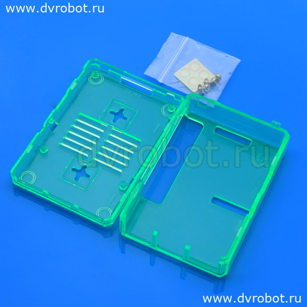 Корпус Raspberry B - зеленый