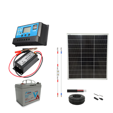 Автономная Солнечная Электростанция 300 Вт 33Ач 20А [СЭС-100-33-300-20А]