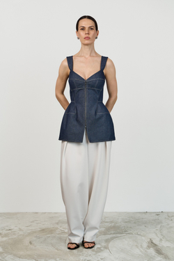 Джинсовый топ