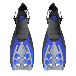 Ласты для плавания SALVAS Tonic Dive, BA190LXBBSTS, размер L/XL, синие