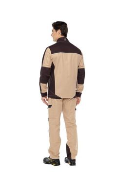 Костюм "Старт" брюки (бежевый/коричневый)