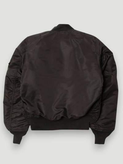 Куртка Бомбер - MA-1 Flight Jacket (черная - black)