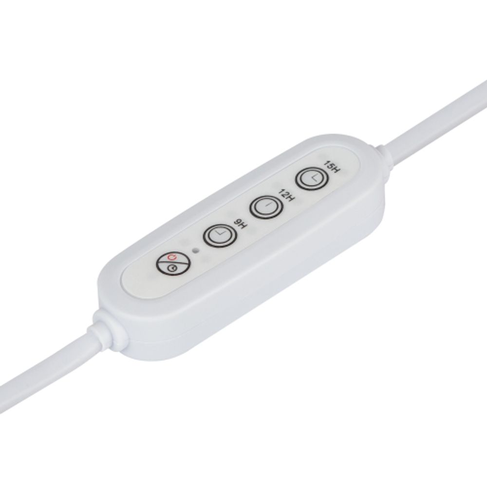 Таймер для светильника ЭРА FITO-LINETIME-2 pin (9/12/15 H)-GR с проводом 1,5 м